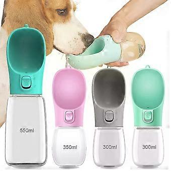 Tragbare Hunde-Trinkflasche für kleine und große Hunde und Katzen, auslaufsicher, ideal für Spaziergänge im Freien