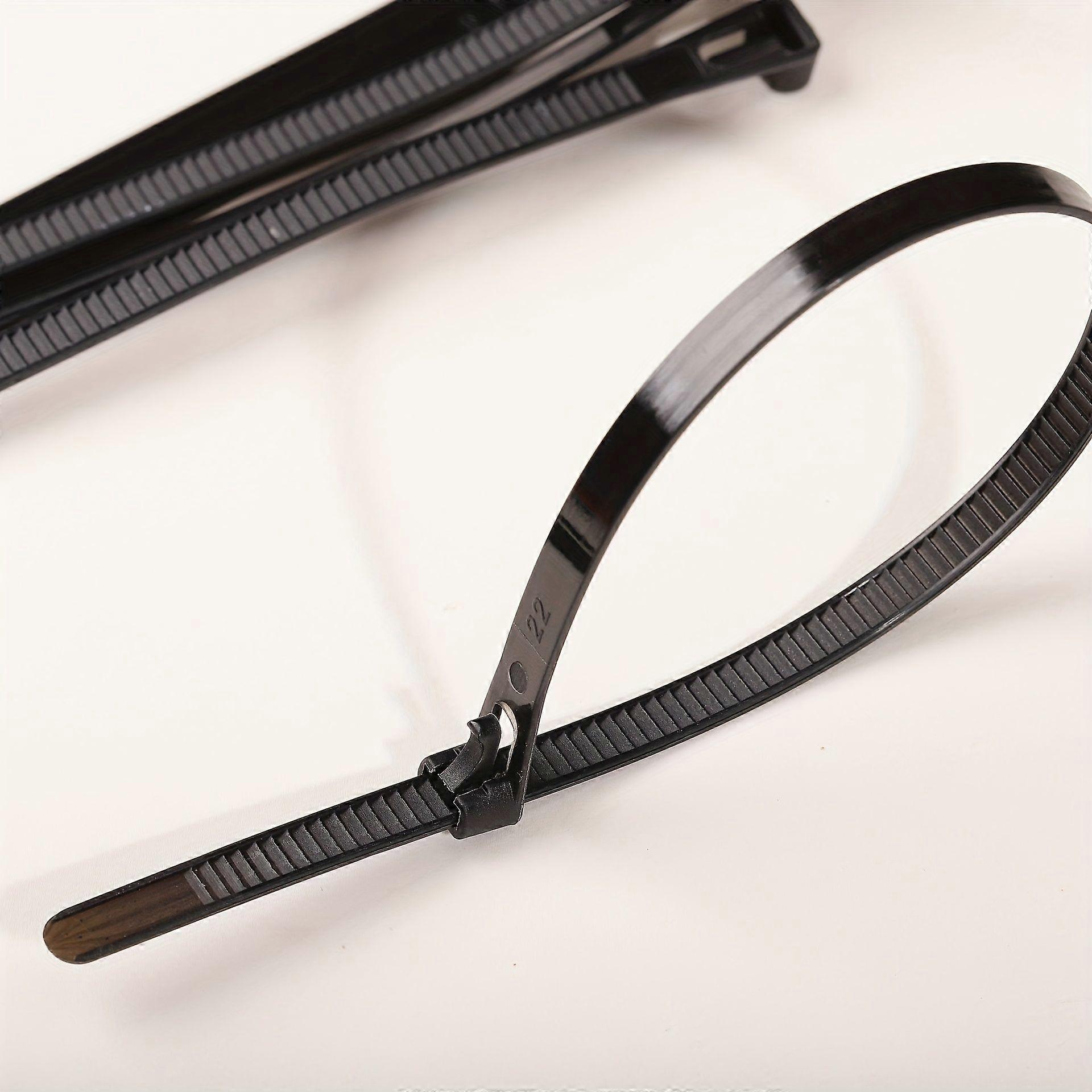100pcs Durable Self-Locking Cable Ties - Organize and Secure Cables with Ease (Mixed Colors)