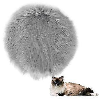 Liten Pet Cat plysj oppvarming pad elektrisk teppe konstant temperatur vanntett anti krypende USB-grensesnitt (grå)