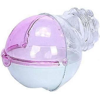 Small Animal Bath House,Pet Toy Acrylic Hamster Bathroom Cage Toilet Bathtub Sand Bath Container Removable, Suitable for Chinchilla Syrian Hamster Ger