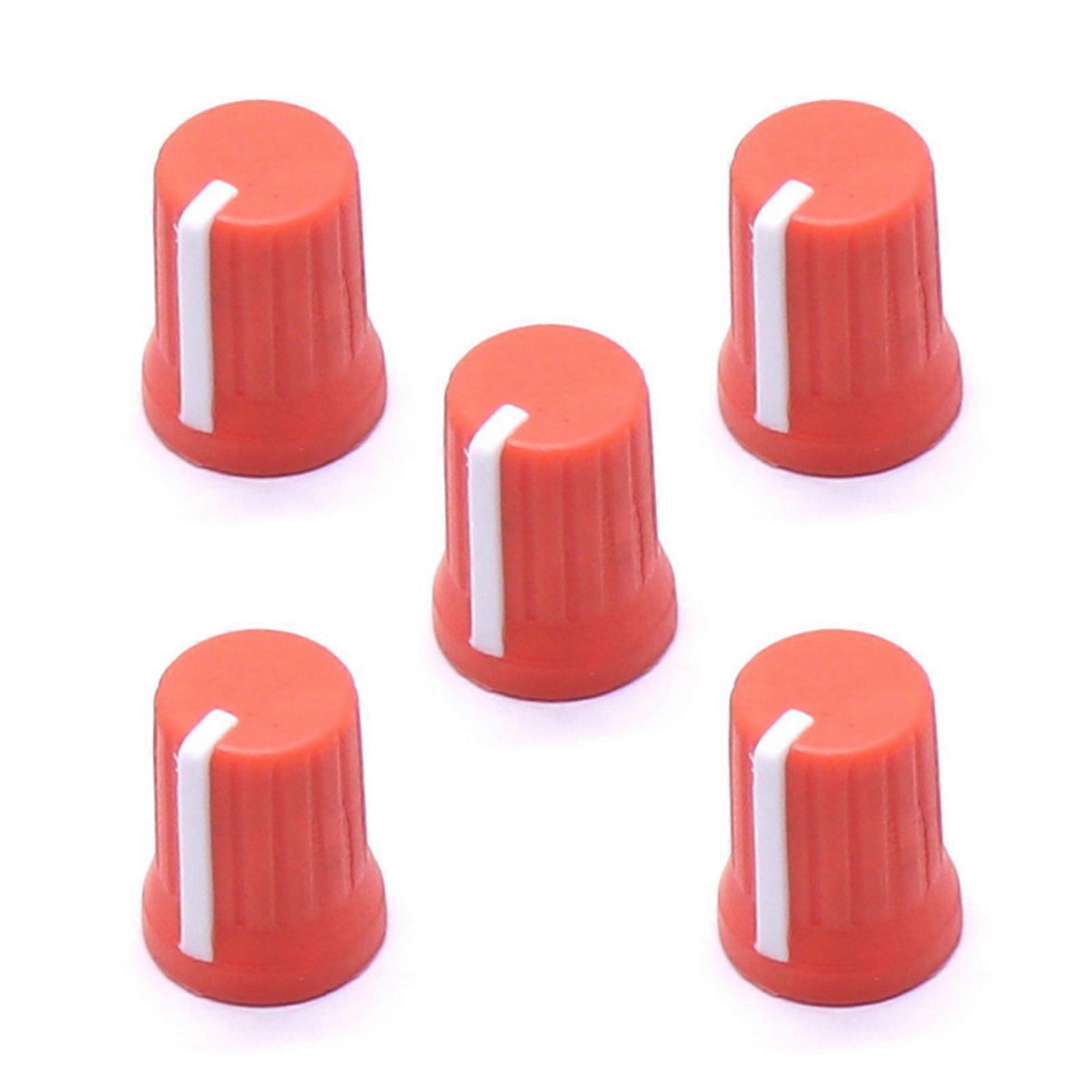 5Pcs Universal EQ Rotary Potentiometer Fader Knobs