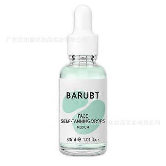 Selvbrunerdråber til ansigtet (medium) - 30 ml gradvis glødende bruningserum, korrigerende hudtone, mild og ikke-irriterende, kan opbygges til naturligt solkysset hud