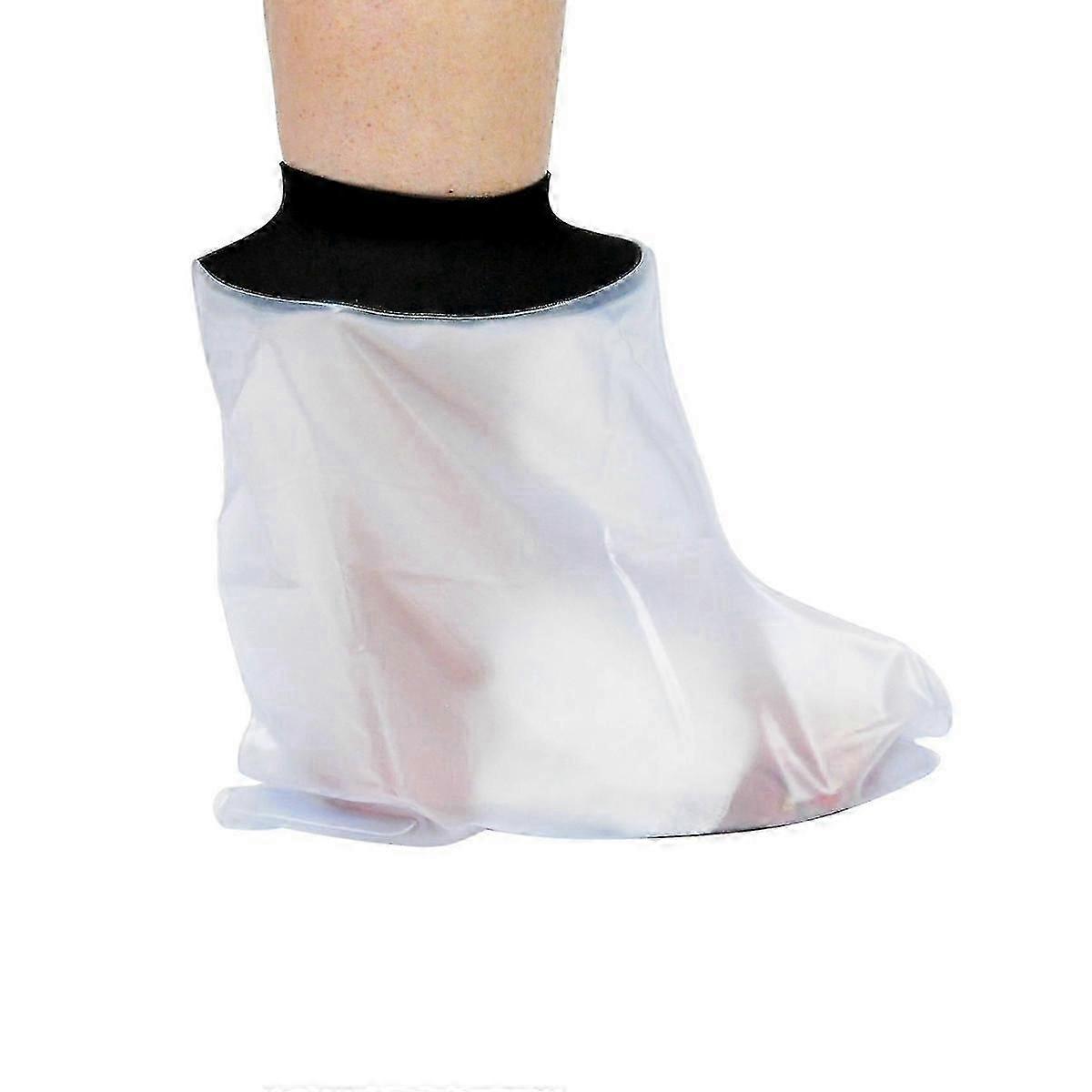 Waterproof ankle shower cover for adults, foot protection for swimming pool wounds