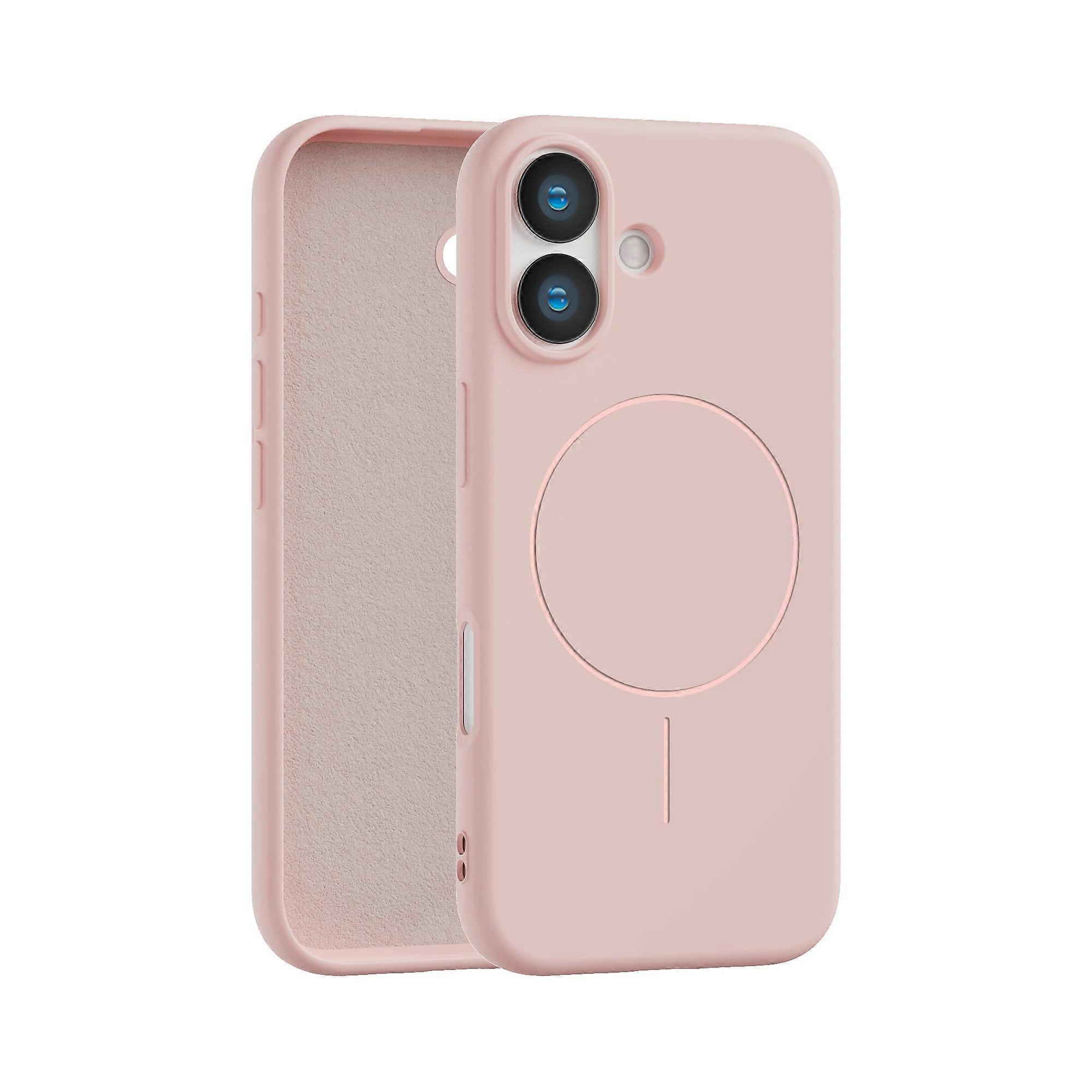 Magnetic Case for iPhone 17 - For MagSafe - Shockproof Pink