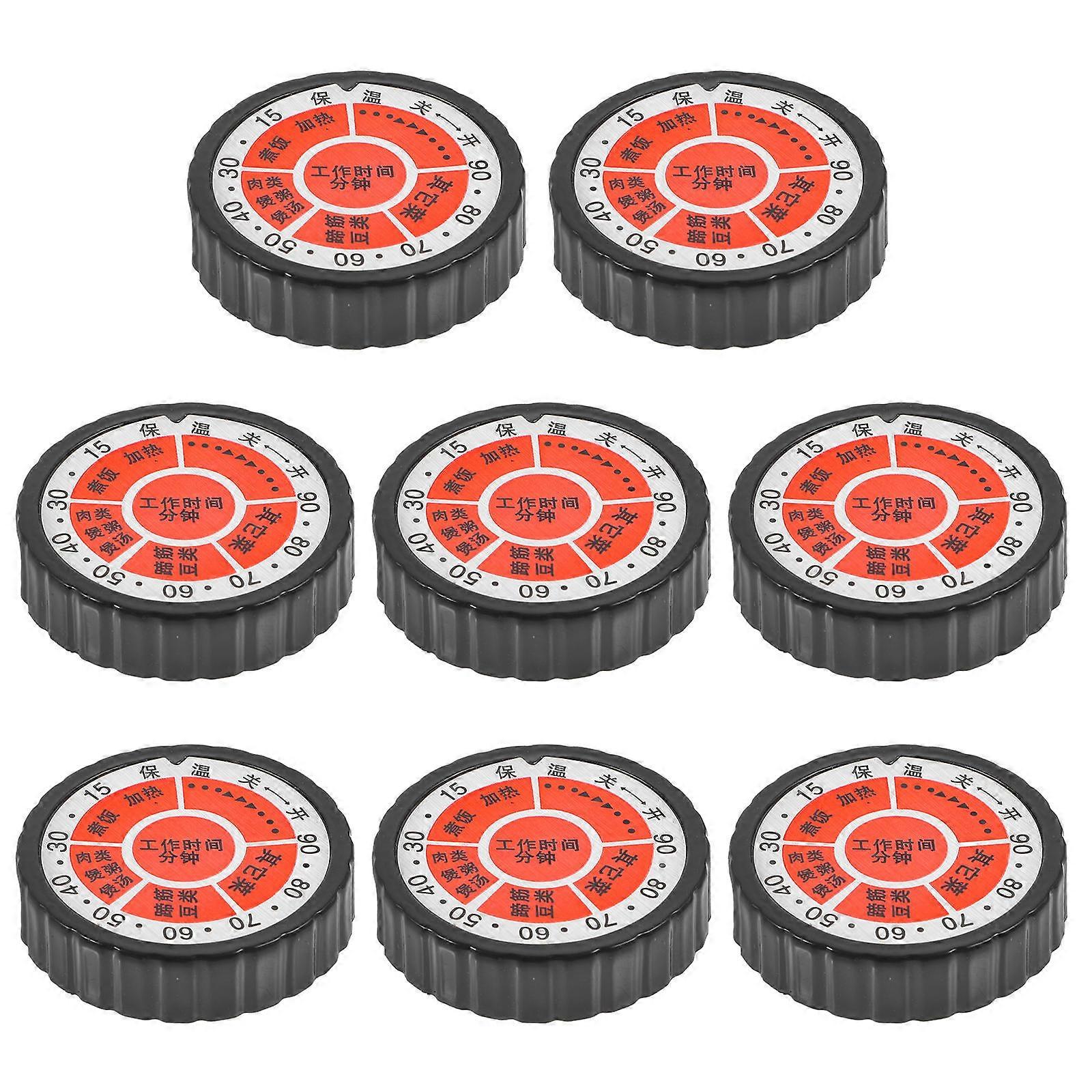 Microwave Knob Replacement 8Pcs Assorted Color Knobs For Kitchen Use Heat Adjustment Practical Design
