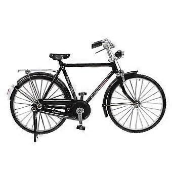 Mini modelo de bicicleta estátua de bicicleta de liga adorno Mini escultura de bicicleta Ornamento de bicicleta de liga com hardware de montagem de base
