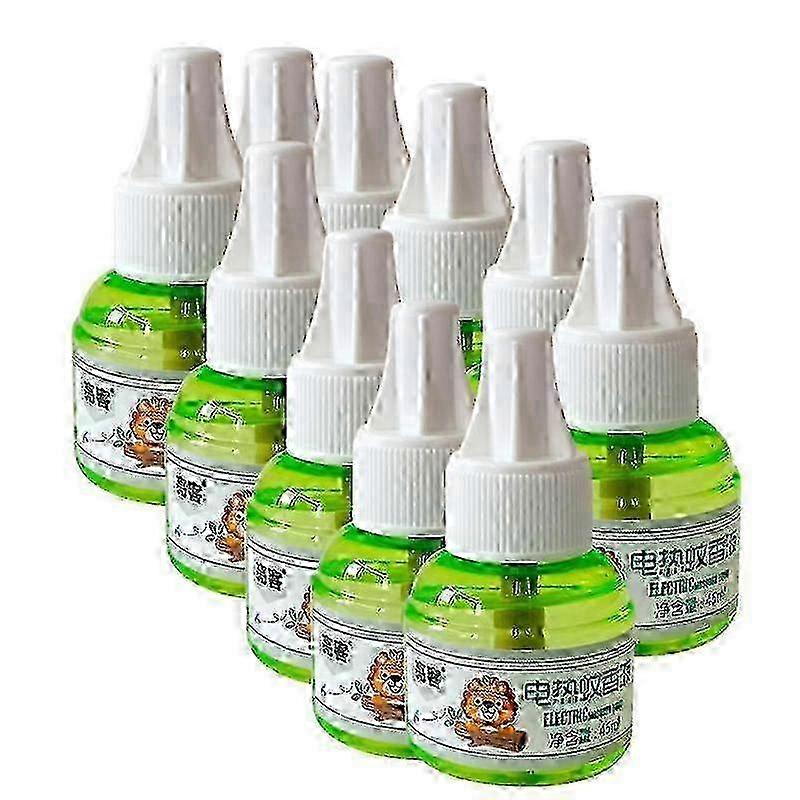 10x Mosquito Repellent Heater Electric Heat Repellent Liquid Anti-mosquito Odorless Insect Repellent Mosquitoes Pest Control for Home-cf