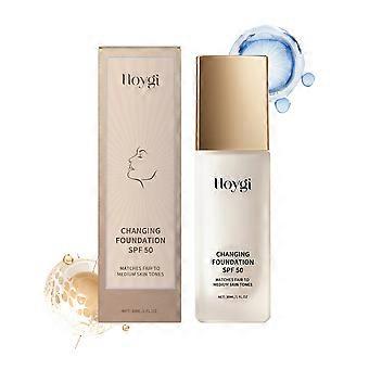 Hoygi concealer liquid foundation is licht, mat, mild, hydraterend, transparant, verzachtend en geschikt voor de droge huid
