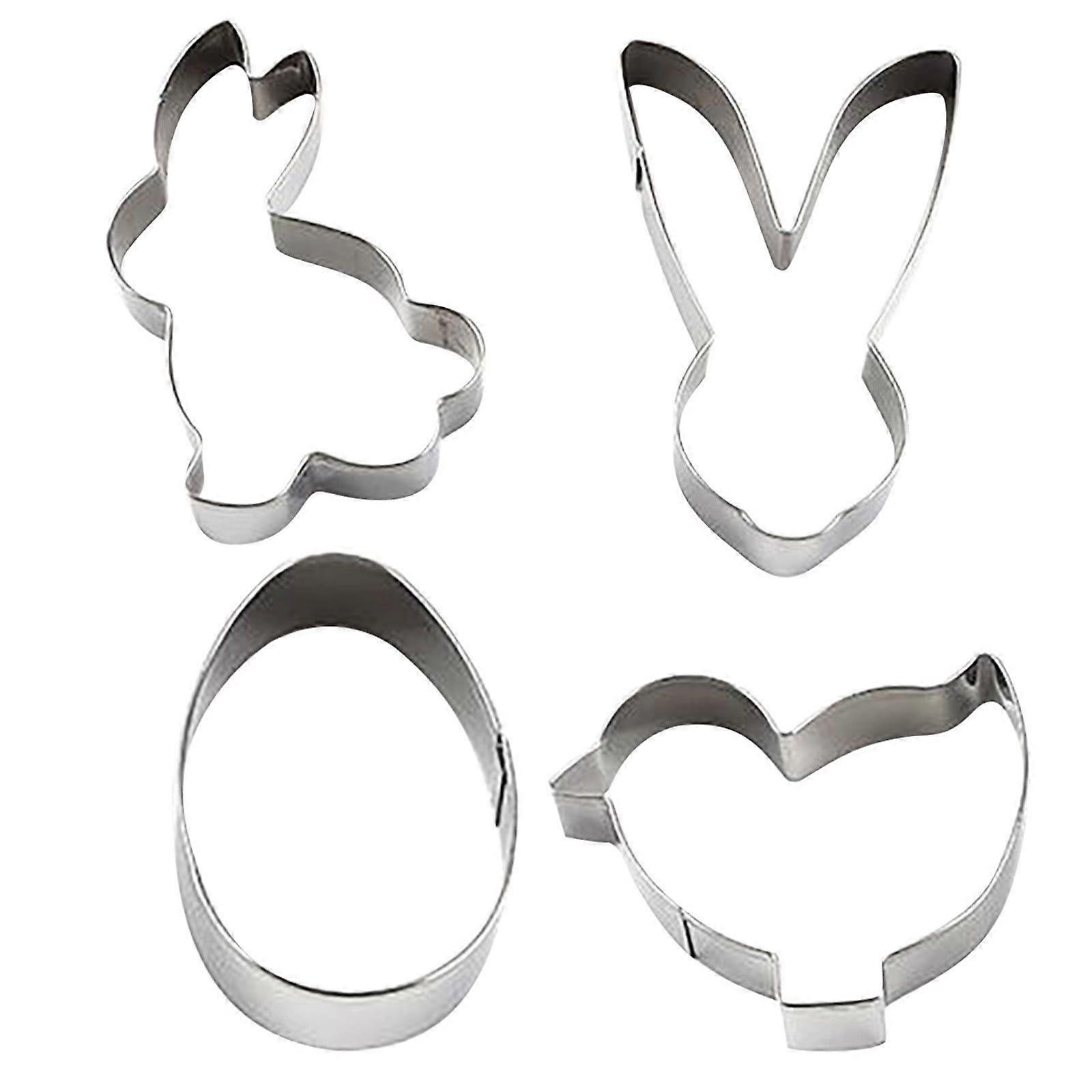 Easter Decor Easter Decorations Indoor Easter Bunny Eggs Chick Shape Cake Dessert Cutter E