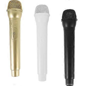 Plastic Fake Microphone Prop for Role Play Decoration 3Pcs Set