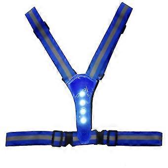 Compatible With Adjustable Motorcycle Safety Running High Visibility Reflective Vest Strap Belt