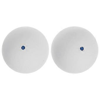 2pcs Rubber Squash Training Balls Single Dot Practice Balls for Beginners Athletes