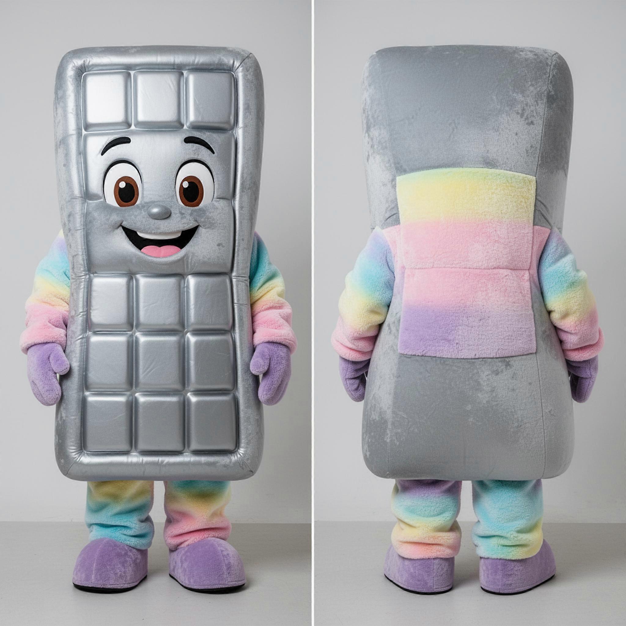 MASTICOT Silvery Smooth Chocolate Bars Mascot