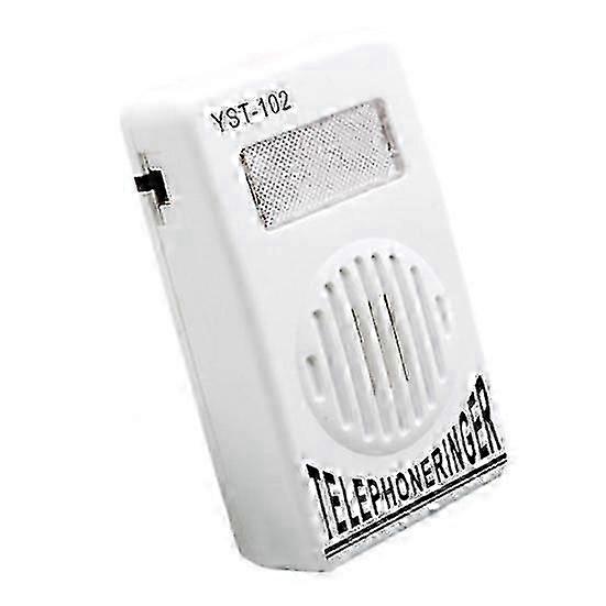 Adjustable Frequency Extra-Loud Telephone Ringer Amplifier, Compact and Portable Design for Telephone Ring Amplification
