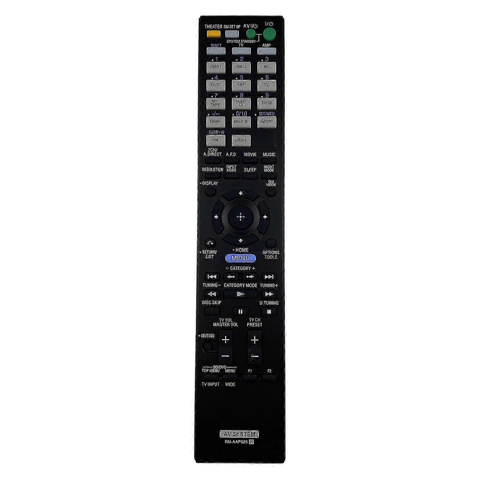 Multicolor Universal RM-AAP025 Remote Control, Features Comfortable Ergonomic Design, Intuitive Interface and Easy Operation, Compatible with Multiple