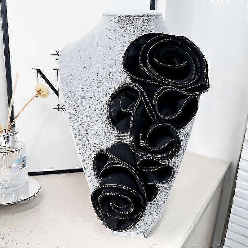 Handmade Polyester Flower Cloth Patch