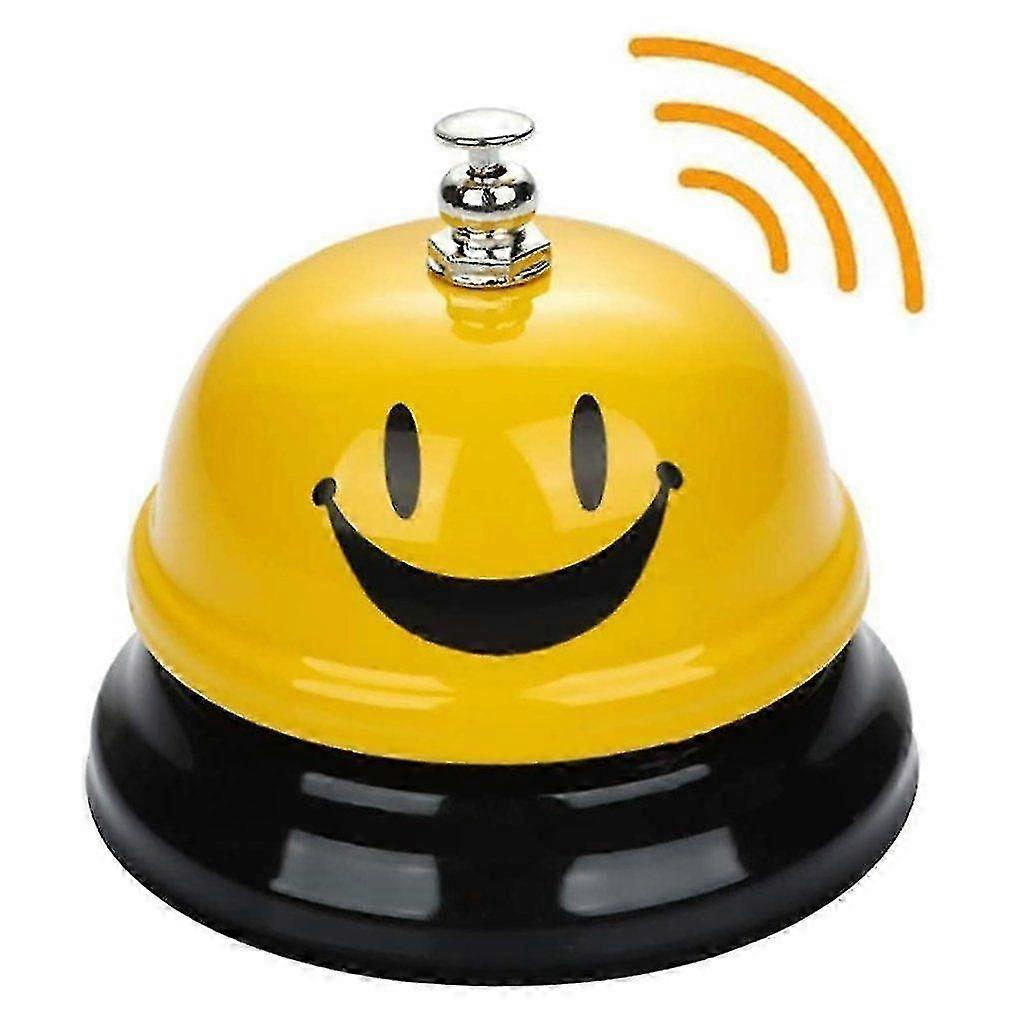Smiling Alloy Table Bell Loud Crisp