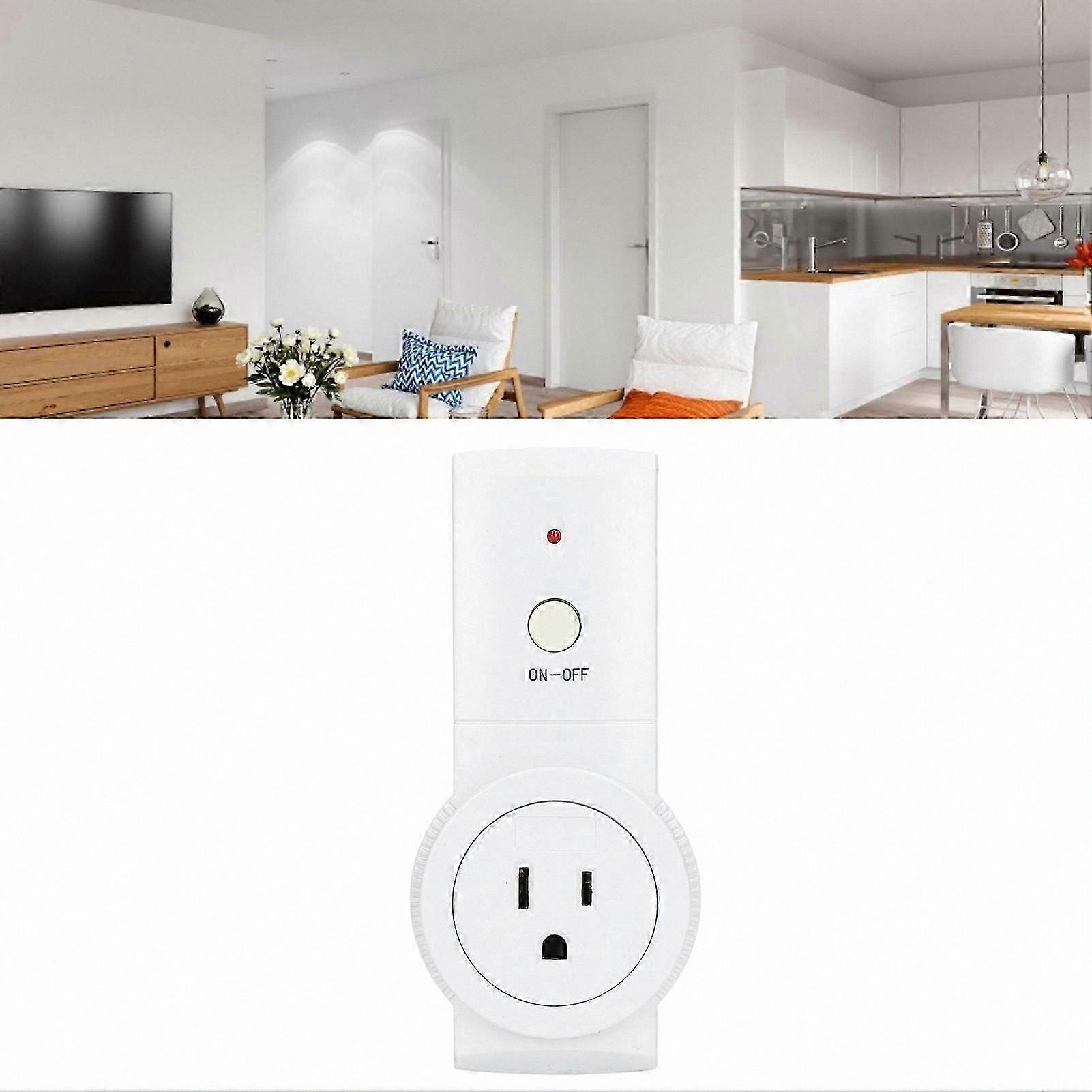 Remote-Controlled Wireless Plug with Built-in Battery Smart Socket Set