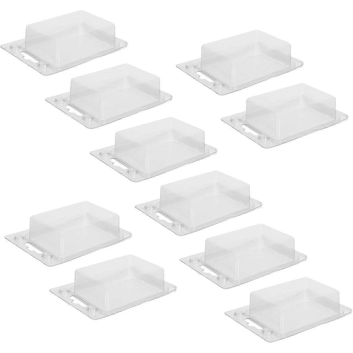 10pcs Plastic Clamshell Packaging Container for Small Hardware