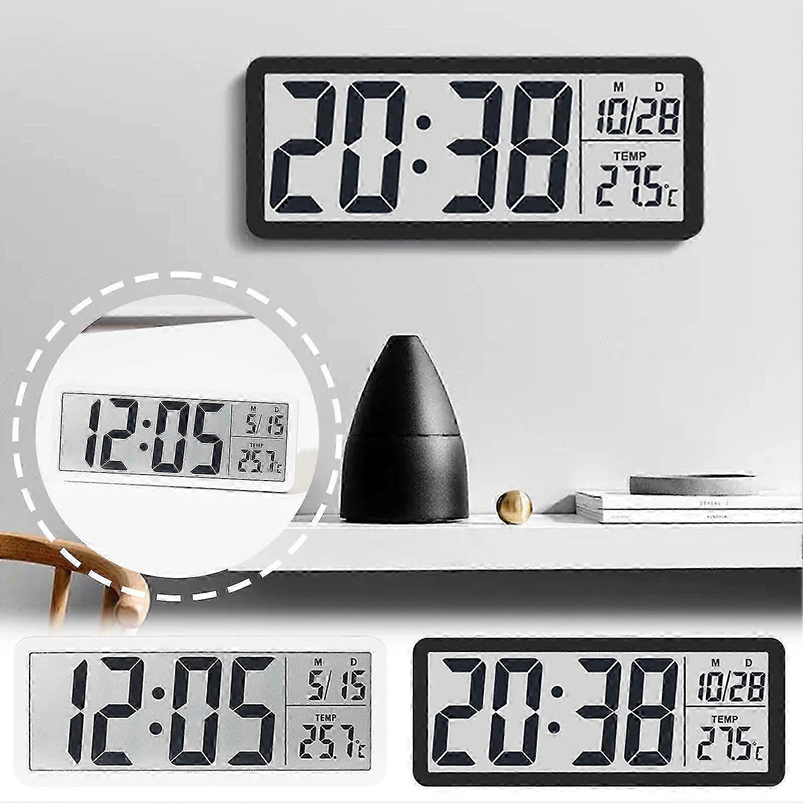 Simple Wall Hanging Digital Clock Long Lasting Energy Saving for Dorm
