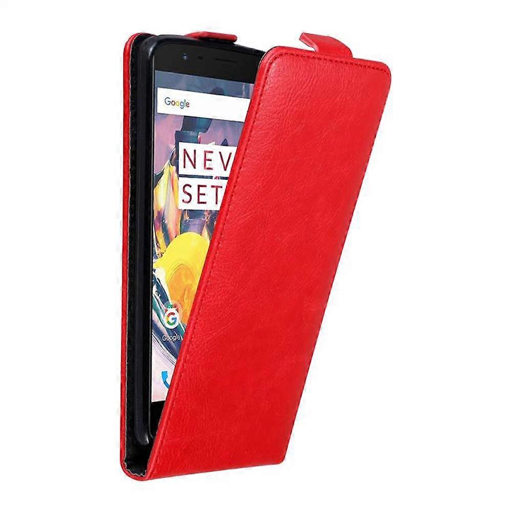 Case compatible with OnePlus 3 / 3T - protective case with magnetic clip