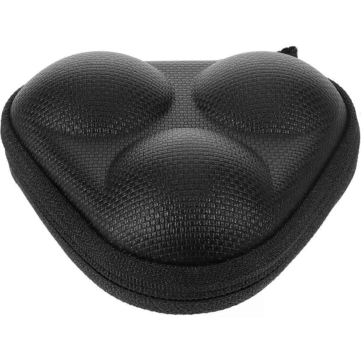 Black Table Tennis Ball Holder EVA Polyester Triangular for 3 Balls