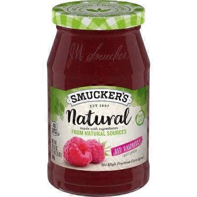 Smucker's Natural Raspberry Preserves, 17.25 oz