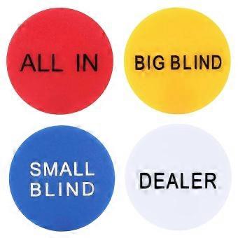 4pcs ABS Poker Blind Buttons