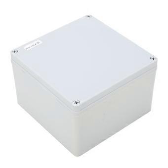 samledåse abs vandtæt IP67 udendørs universal 200 x 200 x 130 mm elektrisk projektkasse med monteringsplade yemaa