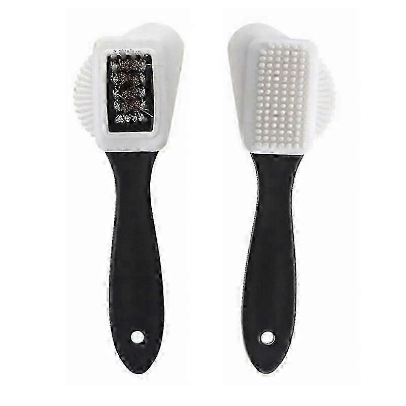 Lightweight 3-Sided Suede Boot Brush