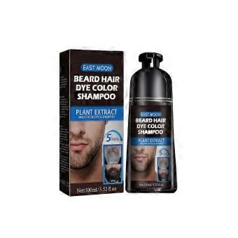 Men's Natural Beard & Mustache Dye Shampoo, New 1-3X, Turns Gray Hair Black in 5 Minutes.A3