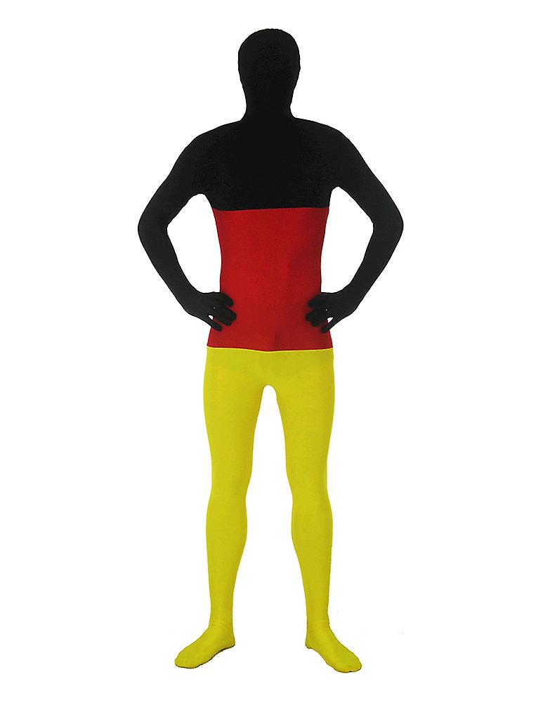 AltSkin Full Body Spandex World Cup Zentai Suit - Germany Flag Design - Bodysuit Costume for Halloween/Sporting Events/Parties