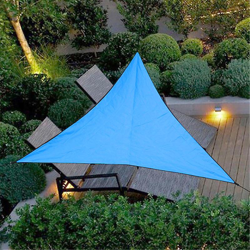 3M Triangular Waterproof Tent Sunshade Garden Patio Awning Canopy Sun Shelter