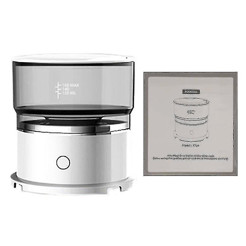 Automatic Rotating Coffee Maker Stainless Steel Filter Electric Coffee Machine