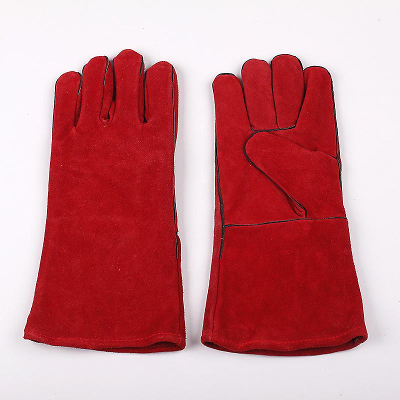 Red Premium Welding GlovesFor Welders