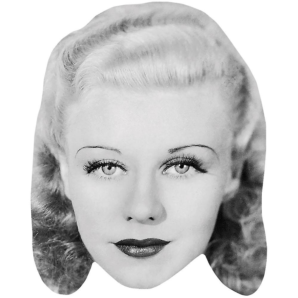 Ginger Rogers (Make Up) Celebrity Mask, Flat Card Face