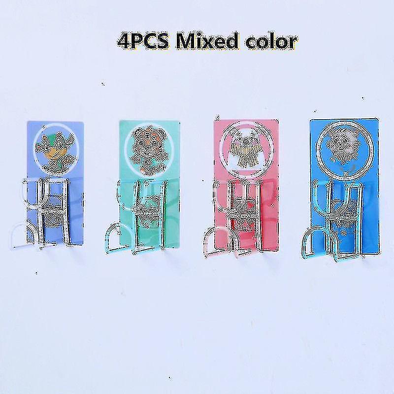 4 τεμάχια μη διάτρητη βάση νιπτήρα τουαλέτας, κρεμαστή βάση νιπτήρα μπάνιου, γάντζο αποθήκευσης τοίχου από βισκόζη