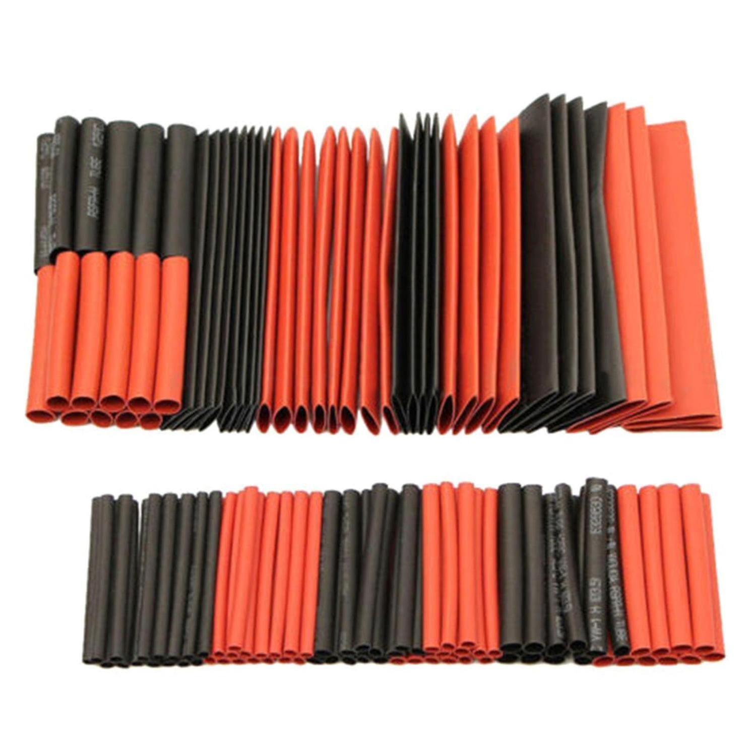 127pcs 2:1 Heat Shrink Tube Sleeving W rap Wire Cable Assortment Kit Portable