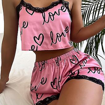 Batola Pijamas Mujer Manga Corta Pijama Sexy Mujer Conjunto De