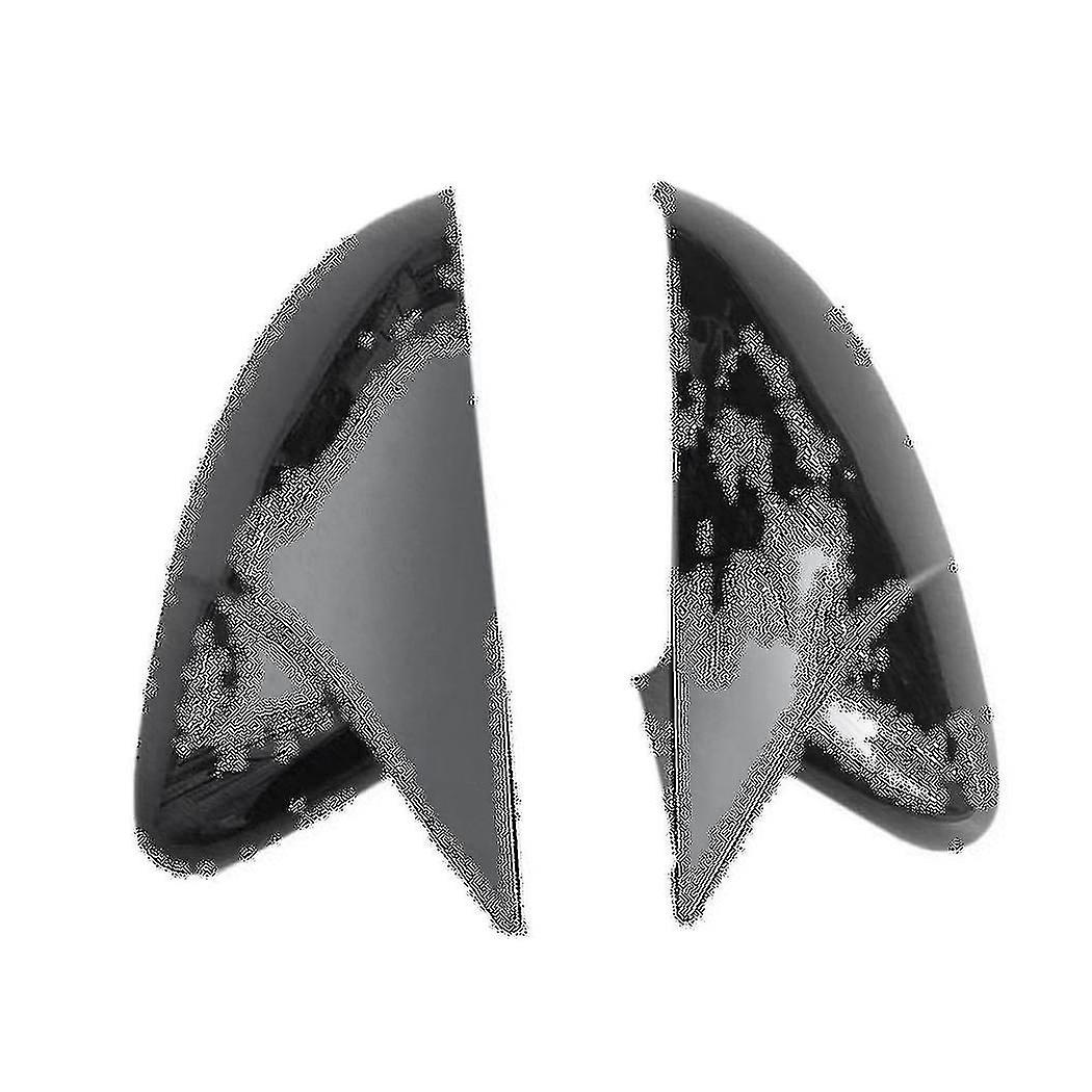 Per Beetle 2009-2018 nero porta laterale ala retrovisore specchio bue corno copertura cappuccio accessori auto