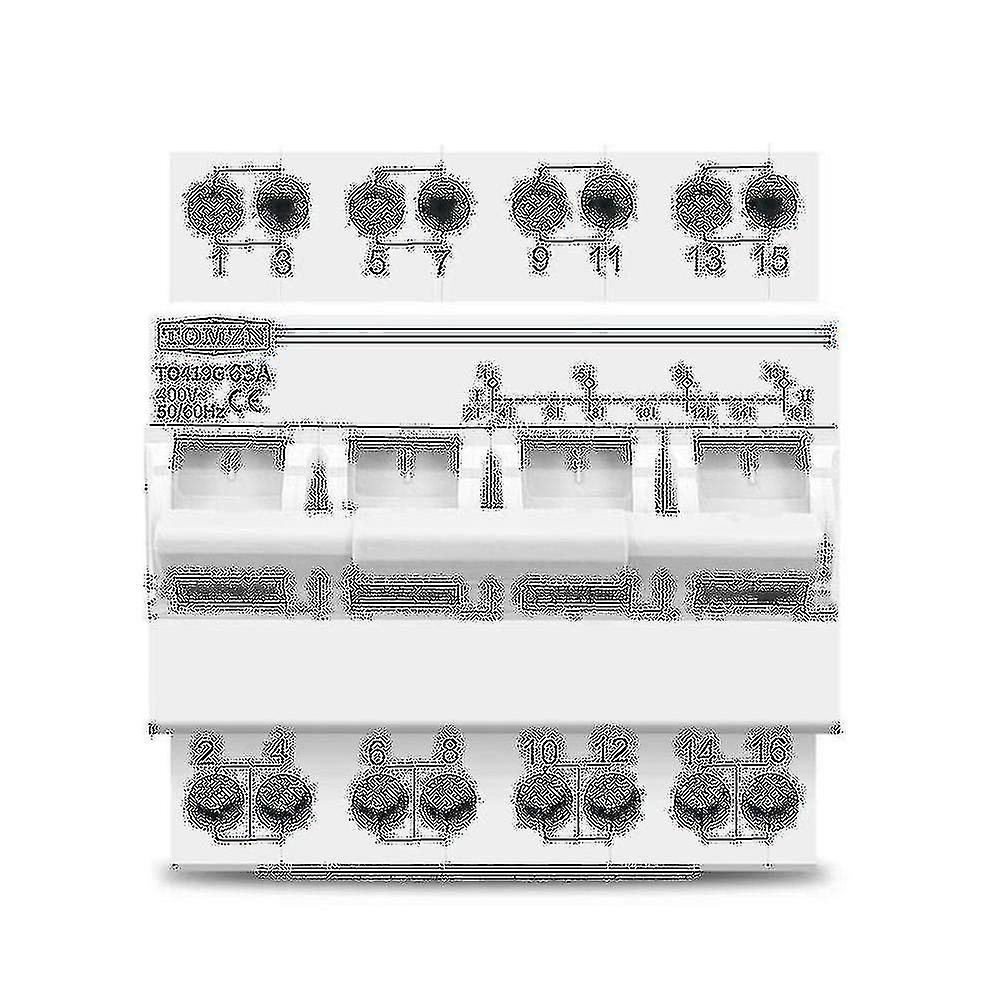 4p 63a 3 Phase Manual Transfer Isolating Switch Interlock Circuit Breaker