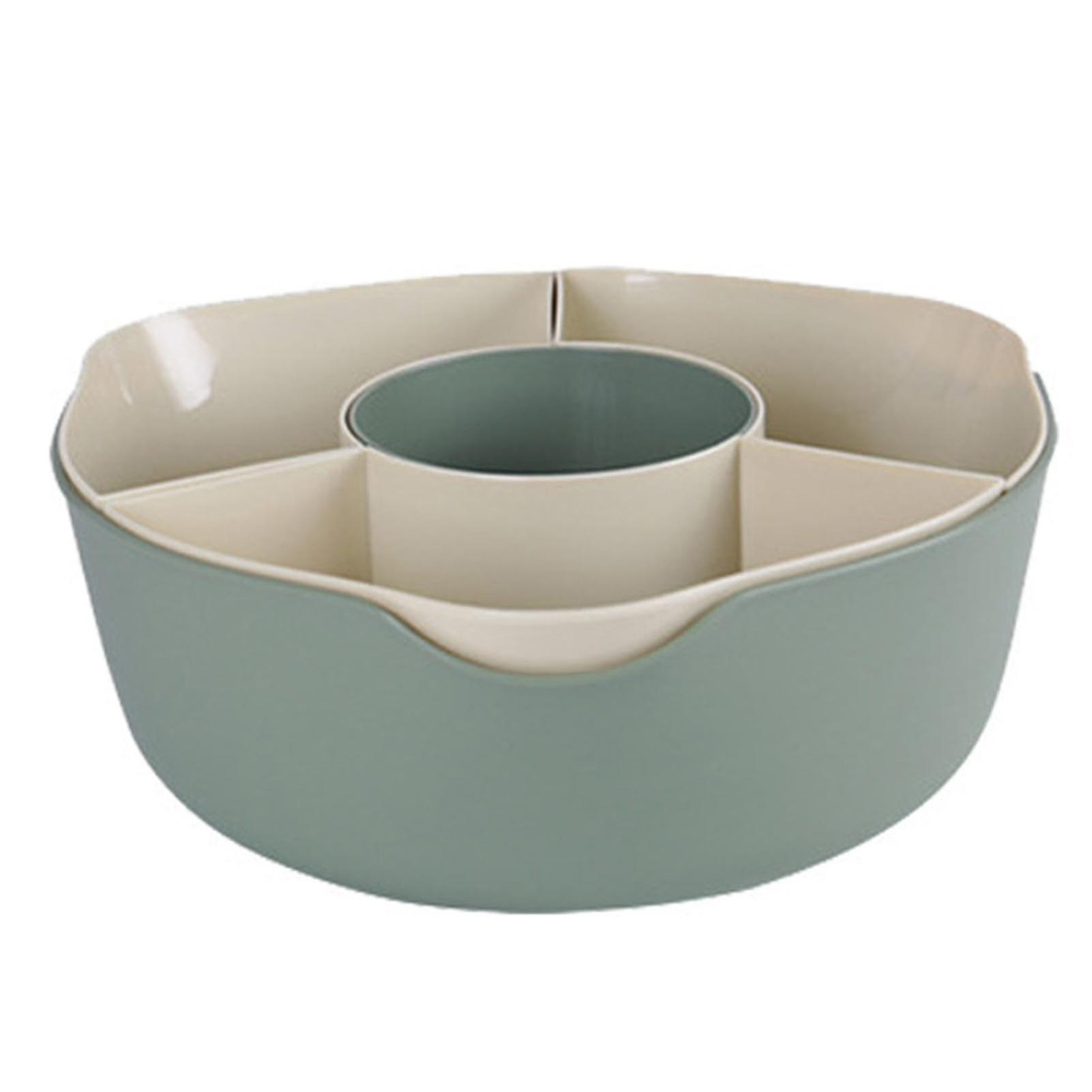 Rotable Drain Basket Multipurpose Hot Pot Platter Strainer Durable Kitchen Tool