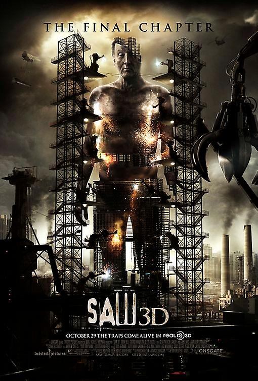 Saw 3D Poster Double Sided Regular (2010) Movie Poster