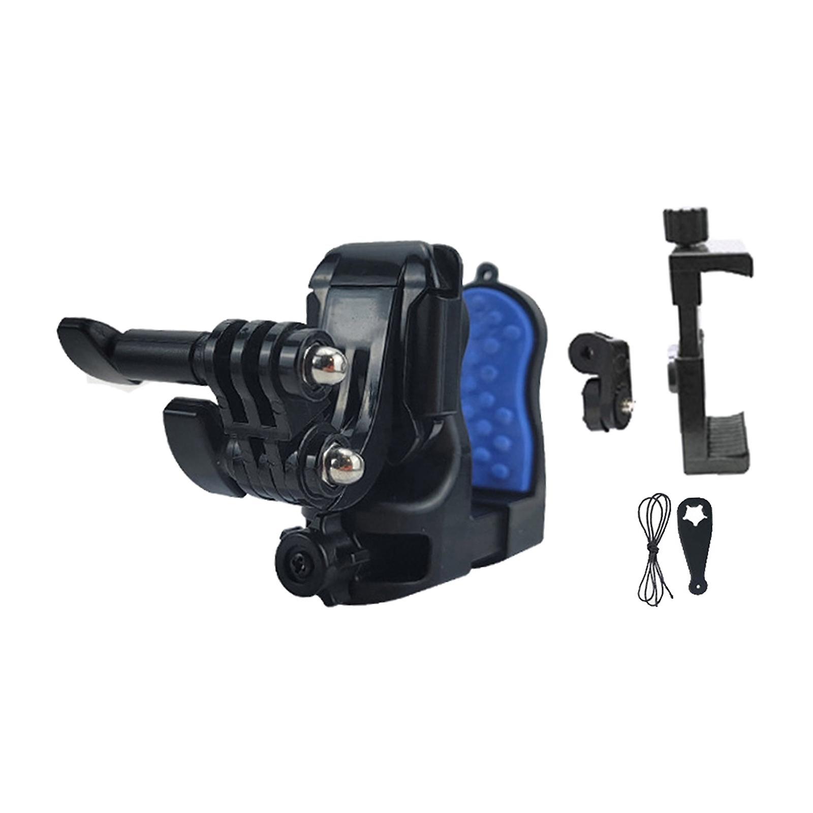Motorcycle Helmet Camera Mount Premium Durable replacements for Action Camera with phone holder