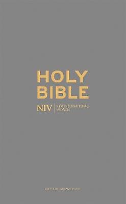 NIV Pocket Charcoal Soft-tone Bible with Zip
