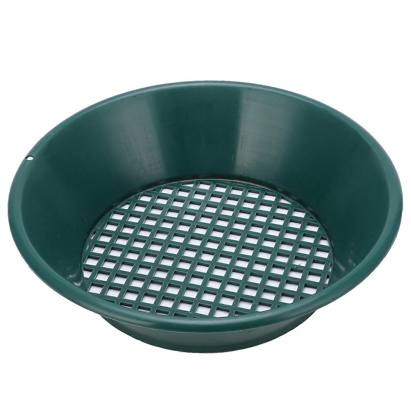 Plateau de tamisage pour tamis à or de 350 mm, accessoire manuel pour lavage d'or pour l'exploitation minière