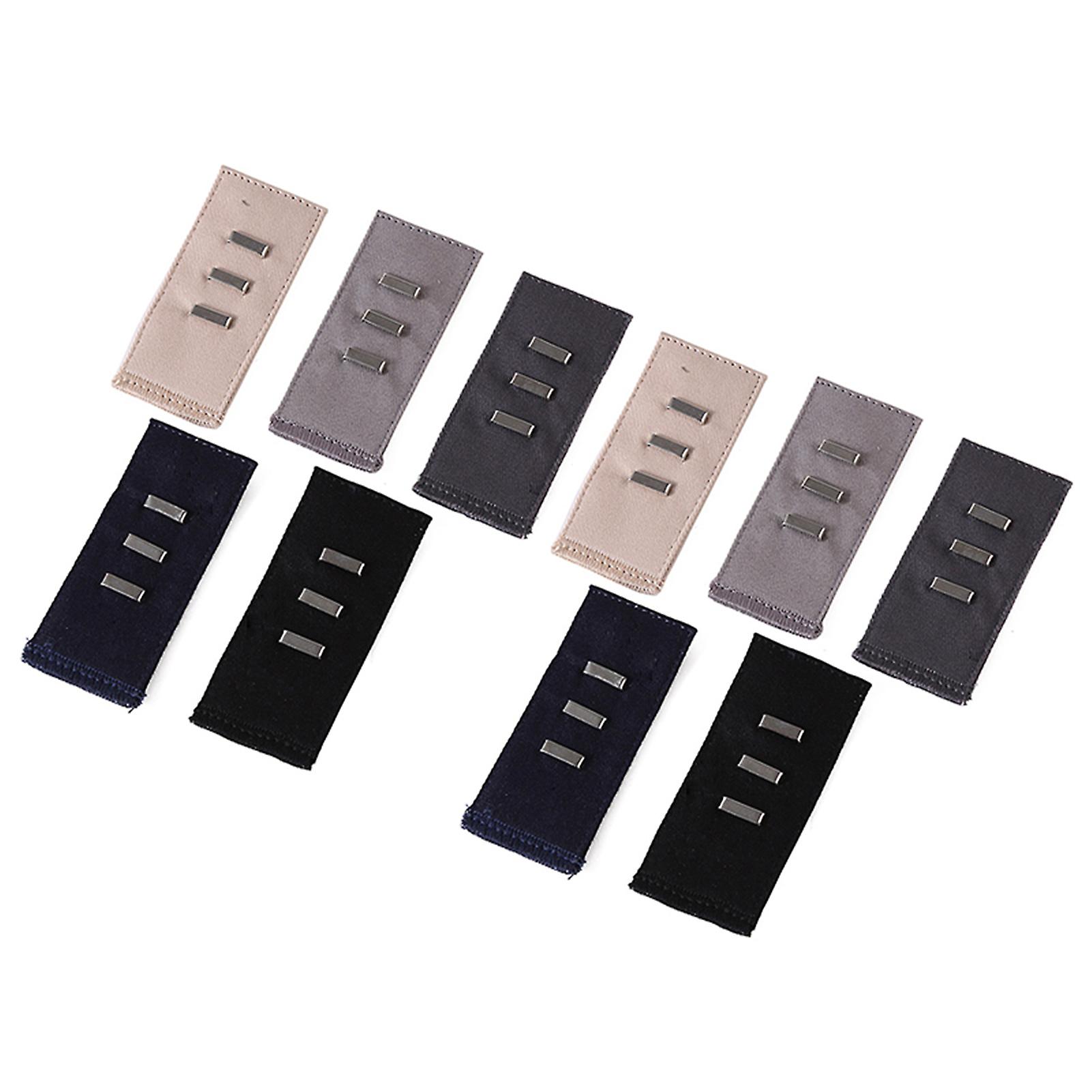 Elastic Waist Extender Multipurpose Adjustable Pants Button Extender for Jeans Trousers Skirt