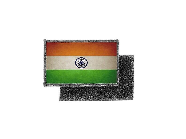 Patch ecusson prints vintage badge Indian India flag