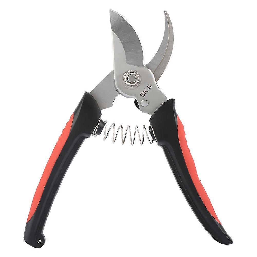 Garden Pruning Shear Scissors Flowers Tree Branches Cutting Tool Gardening Pruner(Black)