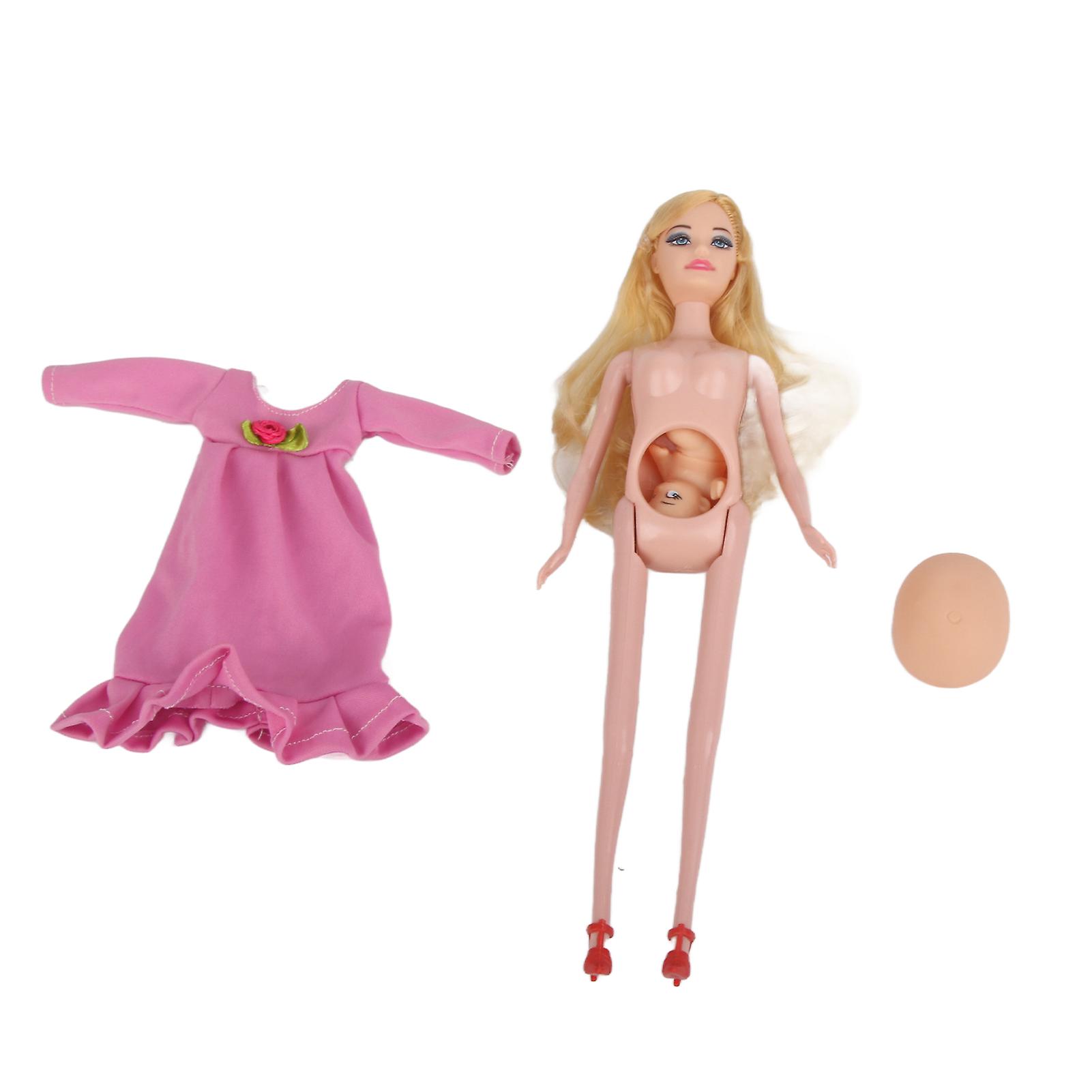 Poupée maman enceinte de 11 pouces, jouet éducatif amusant et interactif pour enfants